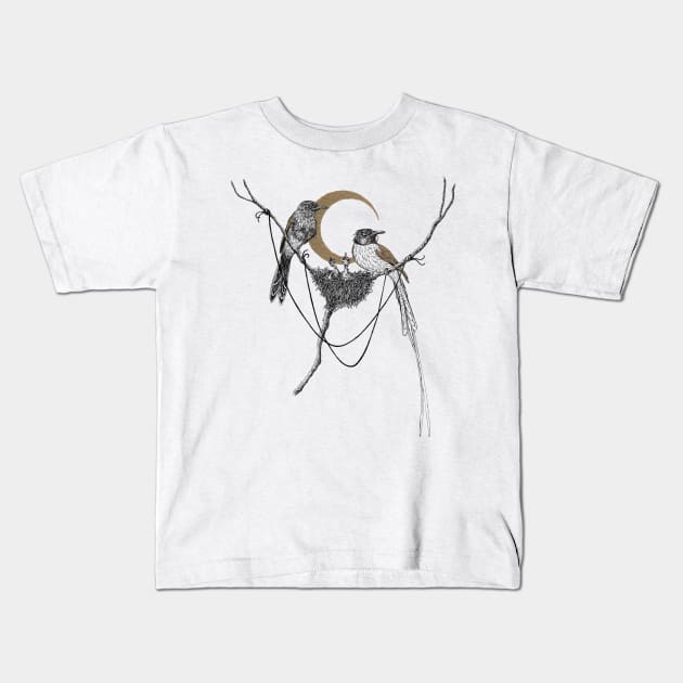 The Fertile Half Moon and the Protected Home Kids T-Shirt by Heymerac